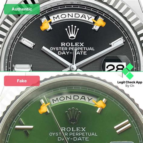 rolex logo fake vs real|how to check rolex authenticity.